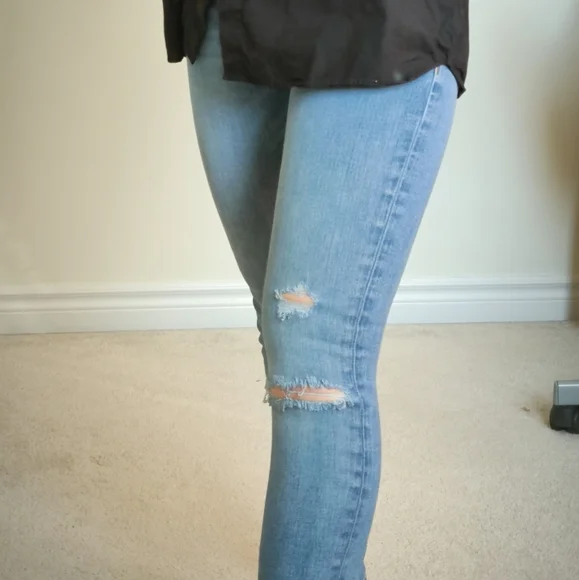 Hudson Skinny Ripped Jeans - Picture 2 of 7